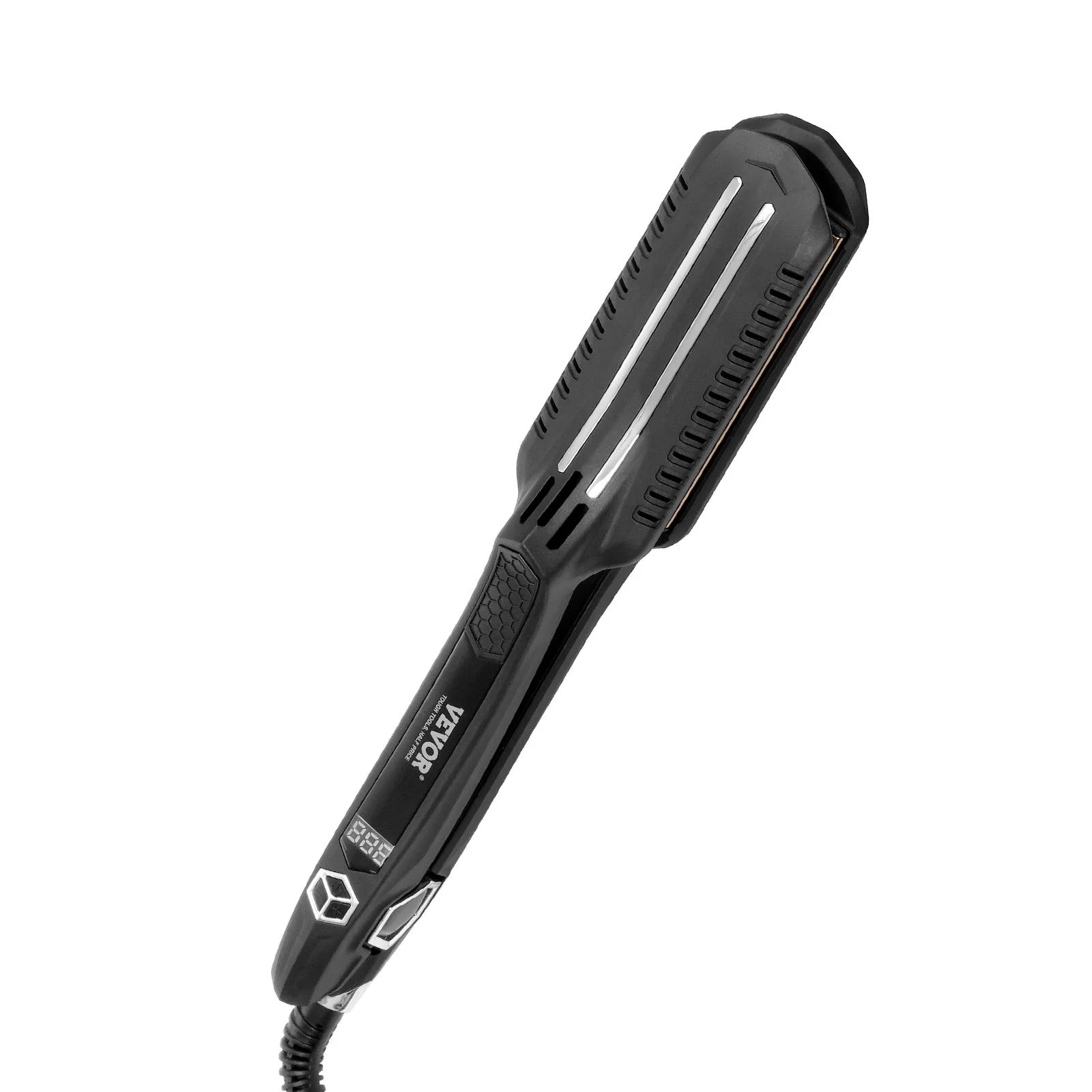 titanium flat Iron from jambra dual infrared and lcd display