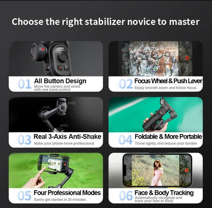 smart gimbal pro smartphone stabilizer and tracker from jambra